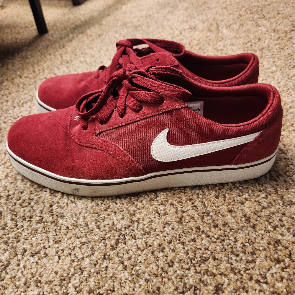 Nike Red Paul Rodriguez Skateboarding Mens Shoes